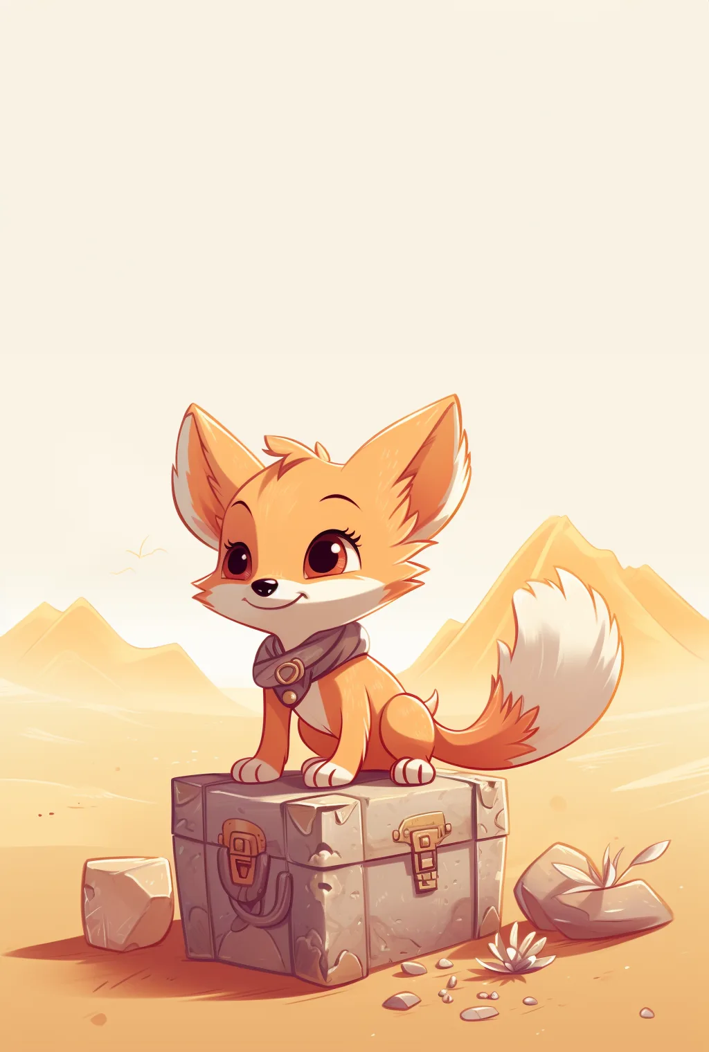 A friendly fox