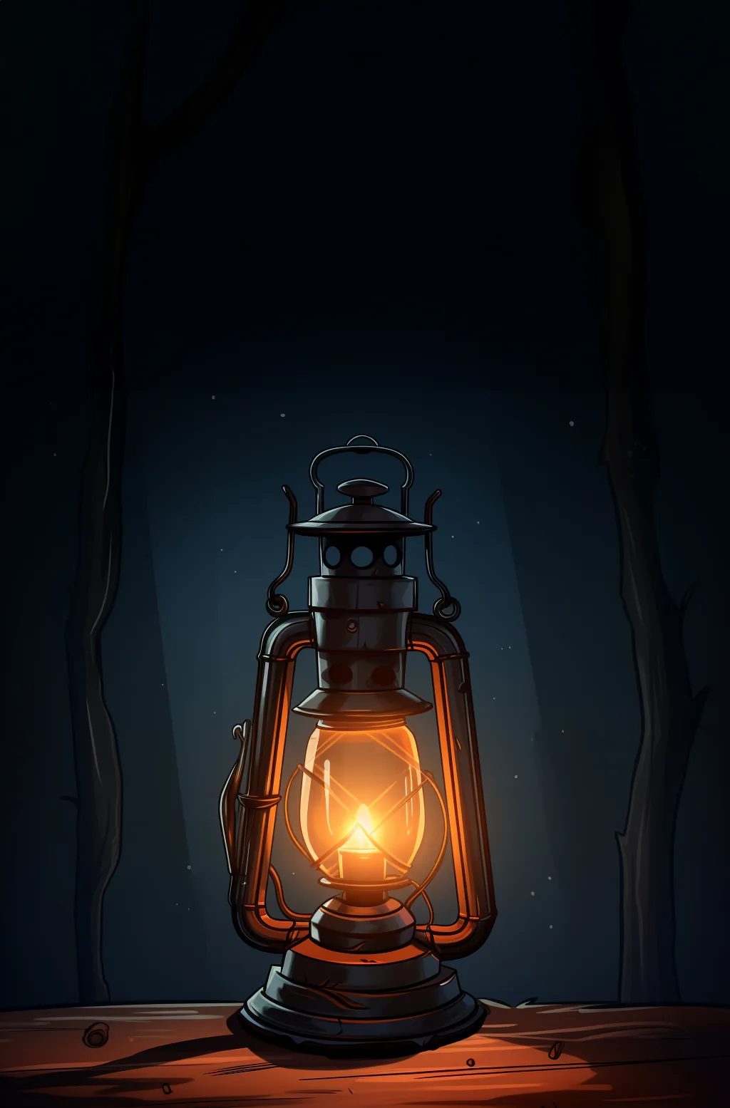 A glowing lantern, from A Star is Born in Mecca